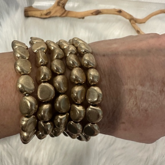 Gold Bead Bracelets - Picture 1 of 3